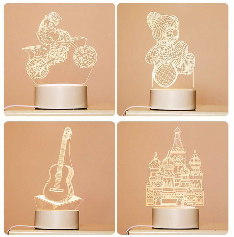 3D Lamp Led Light - Awesome for Gifts!